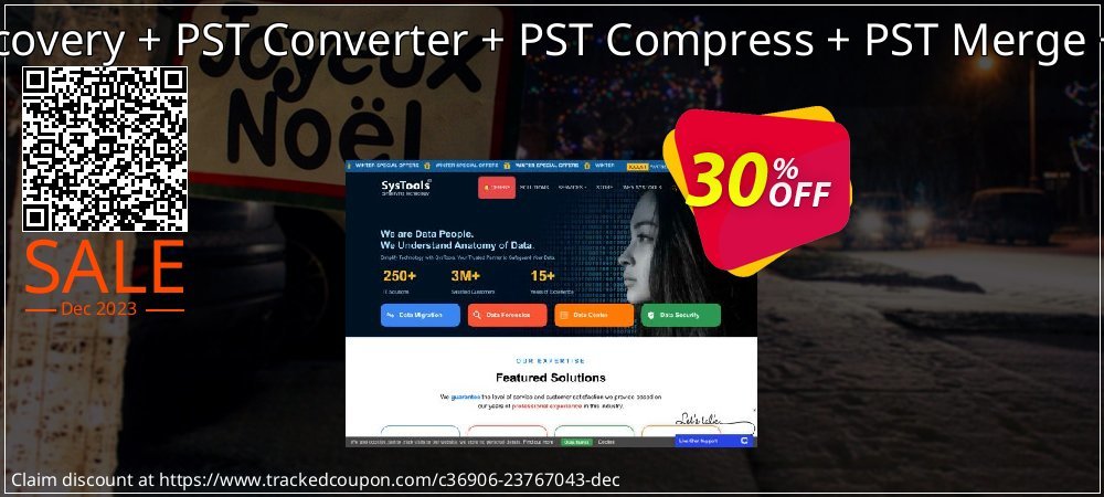 Special Offer - Outlook Recovery + PST Converter + PST Compress + PST Merge + Email Duplicate Analyzer coupon on Virtual Vacation Day discount