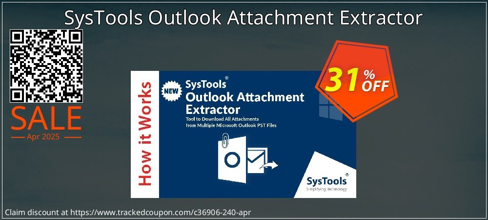 SysTools Outlook Attachment Extractor coupon on National Walking Day offering sales