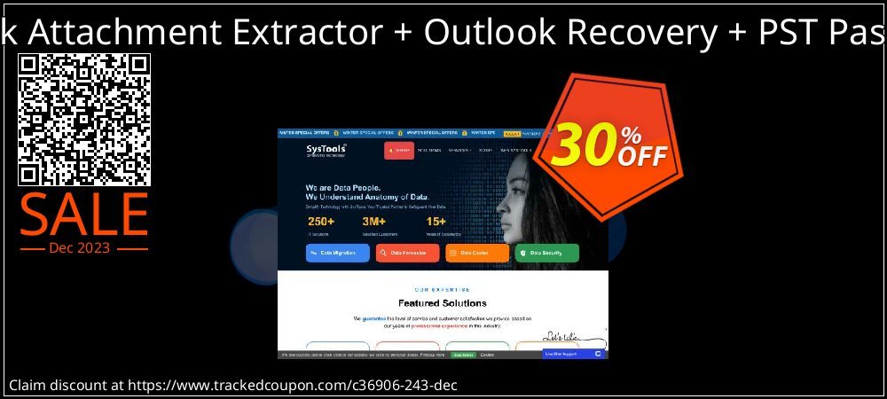 Systools Outlook Attachment Extractor + Outlook Recovery + PST Password Remover coupon on Valentine super sale