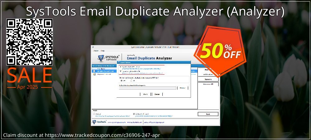 SysTools Email Duplicate Analyzer - Analyzer  coupon on April Fools' Day discount