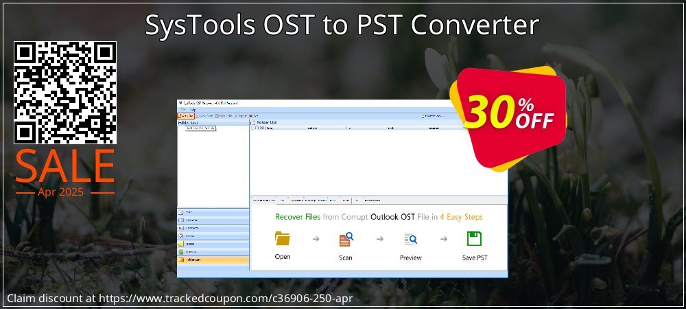 SysTools OST to PST Converter coupon on National Walking Day super sale