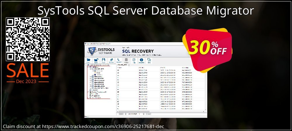 SysTools SQL Server Database Migrator coupon on World Party Day offering discount