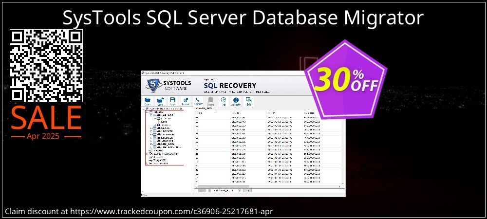 SysTools SQL Server Database Migrator coupon on National Loyalty Day offering sales