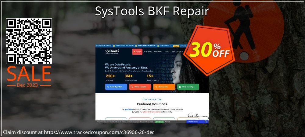 SysTools BKF Repair coupon on World Party Day discounts