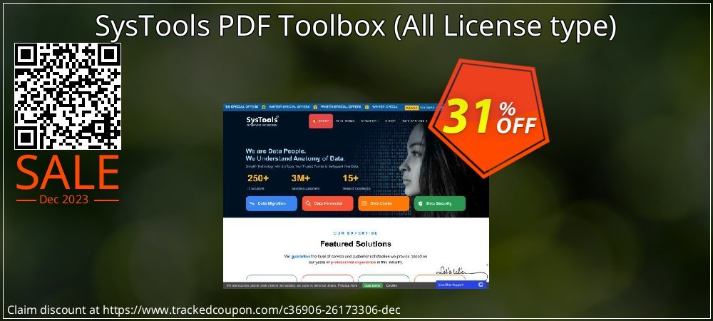 SysTools PDF Toolbox - All License type  coupon on World Party Day sales