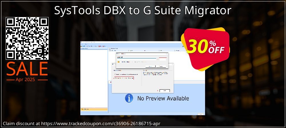 SysTools DBX to G Suite Migrator coupon on National Walking Day promotions