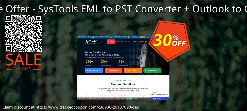 Bundle Offer - SysTools EML to PST Converter + Outlook to G Suite coupon on National Walking Day offering sales