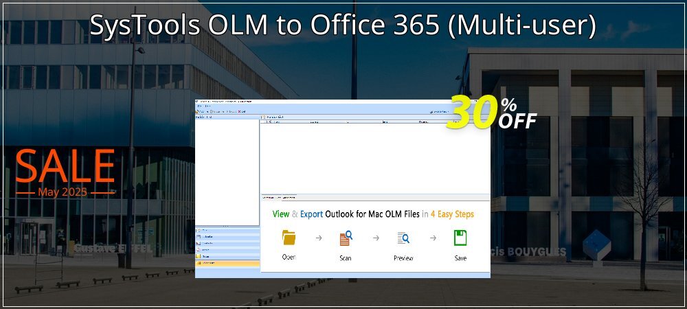 SysTools OLM to Office 365 - Multi-user  coupon on World Whisky Day sales
