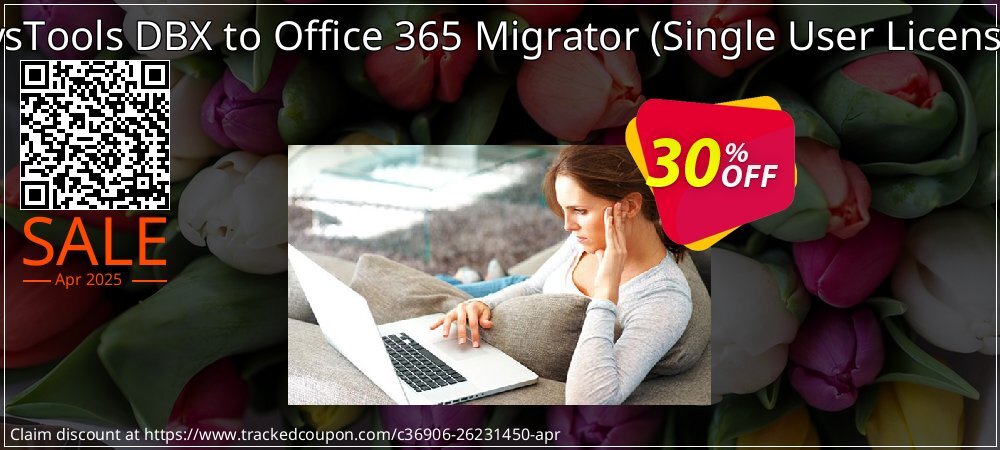 SysTools DBX to Office 365 Migrator - Single User License  coupon on National Walking Day offering discount