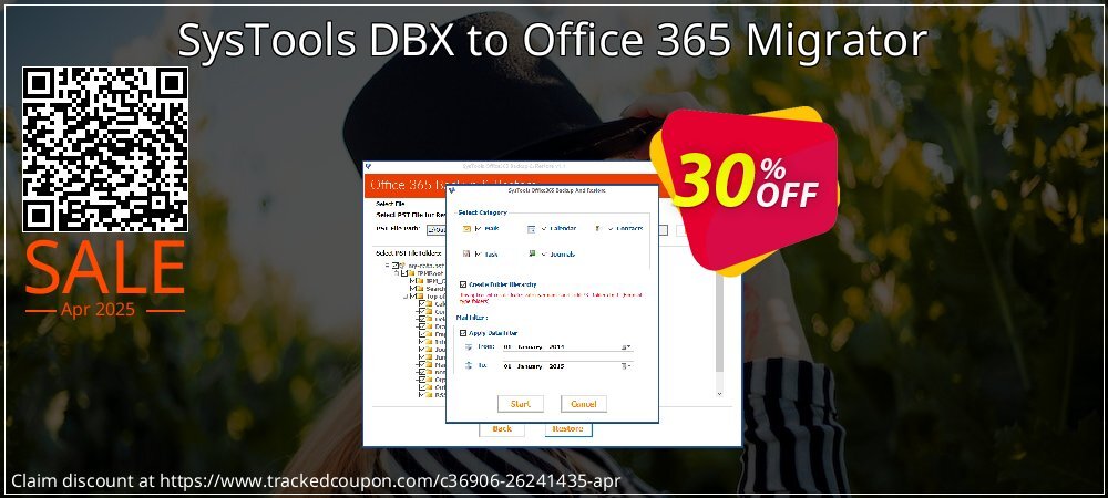 SysTools DBX to Office 365 Migrator coupon on National Walking Day promotions