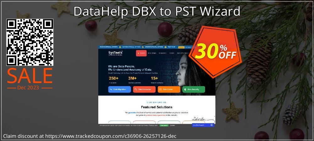 DataHelp DBX to PST Wizard coupon on World Party Day discount