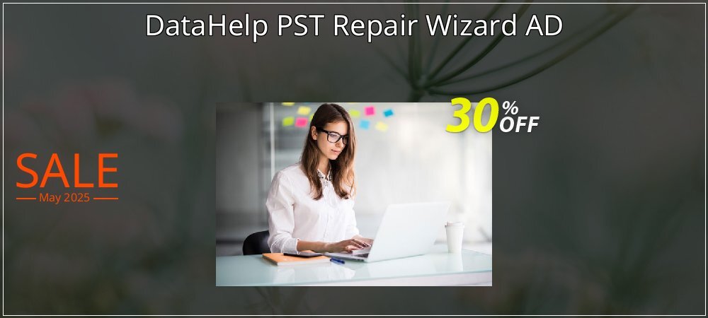 DataHelp PST Repair Wizard AD coupon on World Whisky Day offering sales