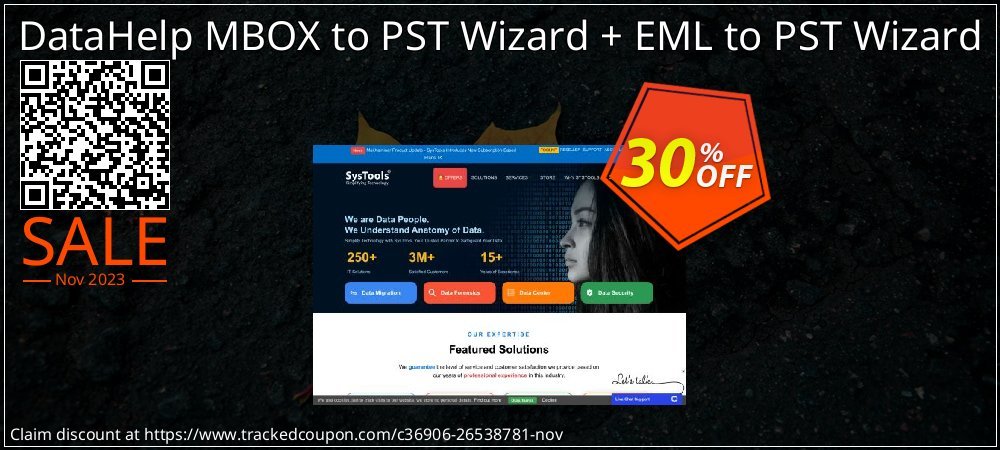 DataHelp MBOX to PST Wizard + EML to PST Wizard coupon on National Loyalty Day offering discount