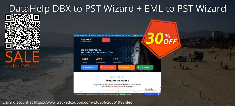 DataHelp DBX to PST Wizard + EML to PST Wizard coupon on Easter Day promotions