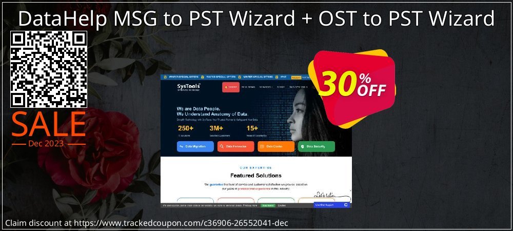 DataHelp MSG to PST Wizard + OST to PST Wizard coupon on World Party Day super sale