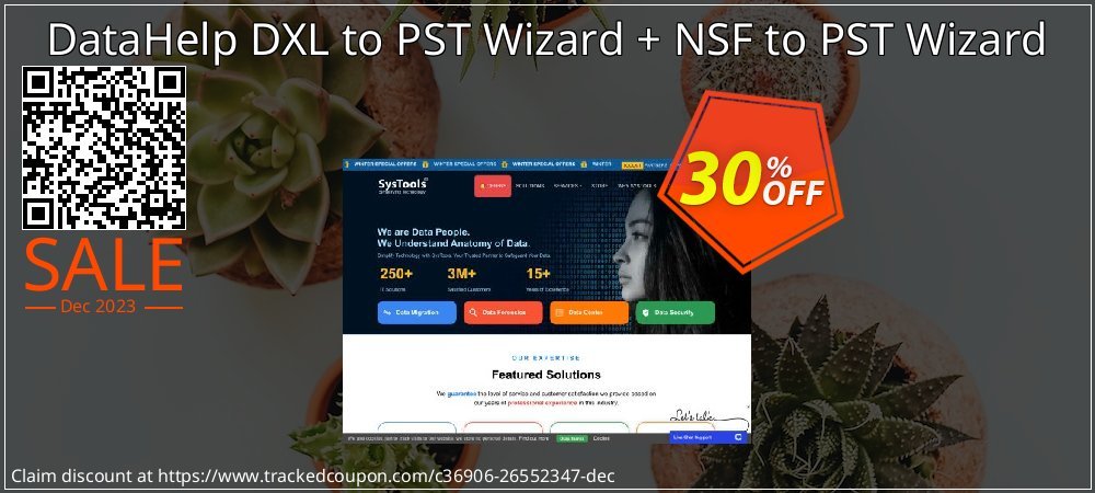 DataHelp DXL to PST Wizard + NSF to PST Wizard coupon on National Memo Day discounts