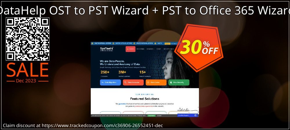 DataHelp OST to PST Wizard + PST to Office 365 Wizard coupon on World Party Day offer