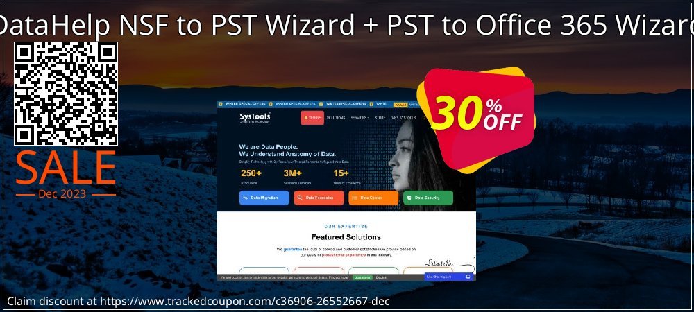 DataHelp NSF to PST Wizard + PST to Office 365 Wizard coupon on April Fools' Day offer