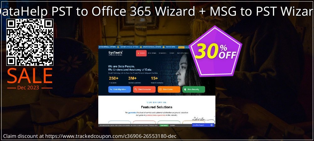 DataHelp PST to Office 365 Wizard + MSG to PST Wizard coupon on National Walking Day offer