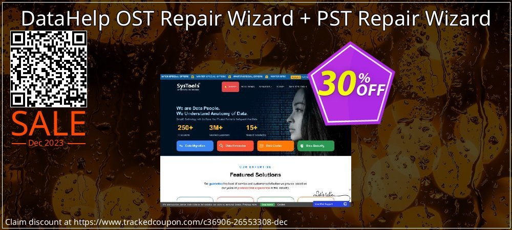 DataHelp OST Repair Wizard + PST Repair Wizard coupon on Easter Day offering discount
