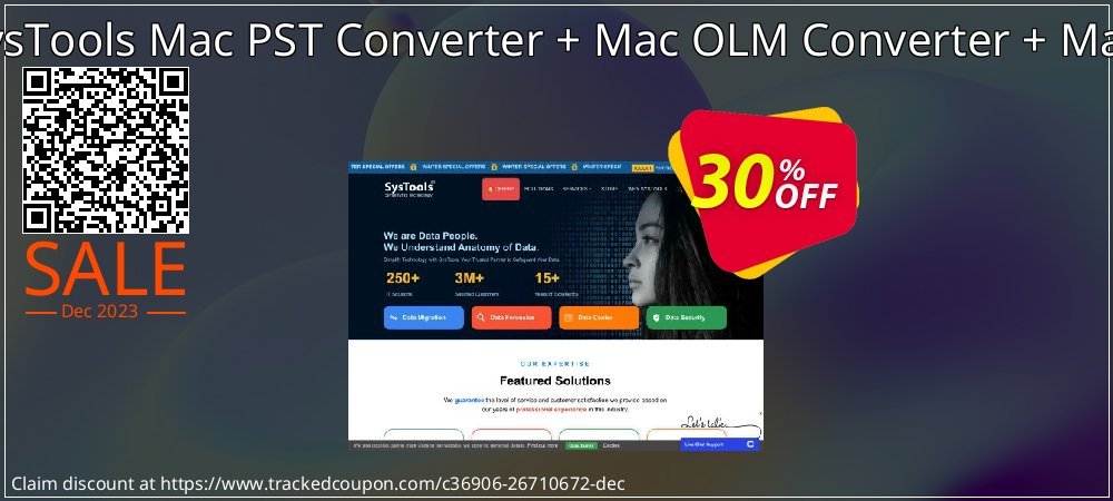 Bundle Offer - SysTools Mac PST Converter + Mac OLM Converter + Mac OLK Converter coupon on April Fools' Day discount