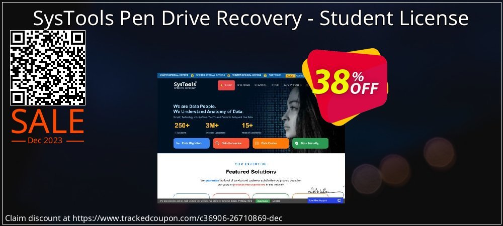 SysTools Pen Drive Recovery - Student License coupon on Tell a Lie Day offer