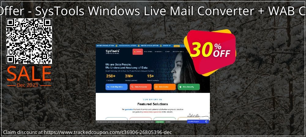 Bundle Offer - SysTools Windows Live Mail Converter + WAB Converter coupon on Palm Sunday deals