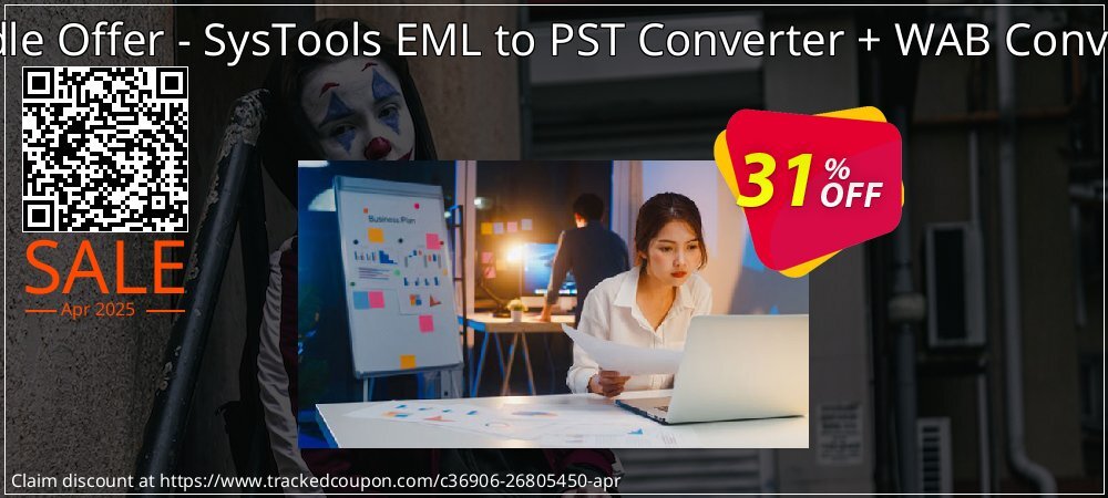 Bundle Offer - SysTools EML to PST Converter + WAB Converter coupon on National Walking Day offer