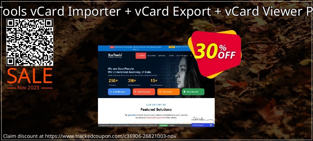 Bundle Offer - SysTools vCard Importer + vCard Export + vCard Viewer Pro + Excel to vCard coupon on Easter Day discount