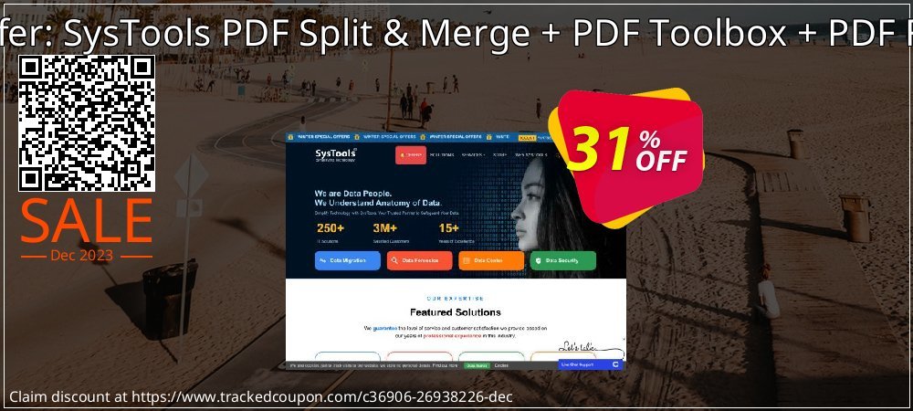 Special Offer: SysTools PDF Split & Merge + PDF Toolbox + PDF Form Filler coupon on Palm Sunday sales
