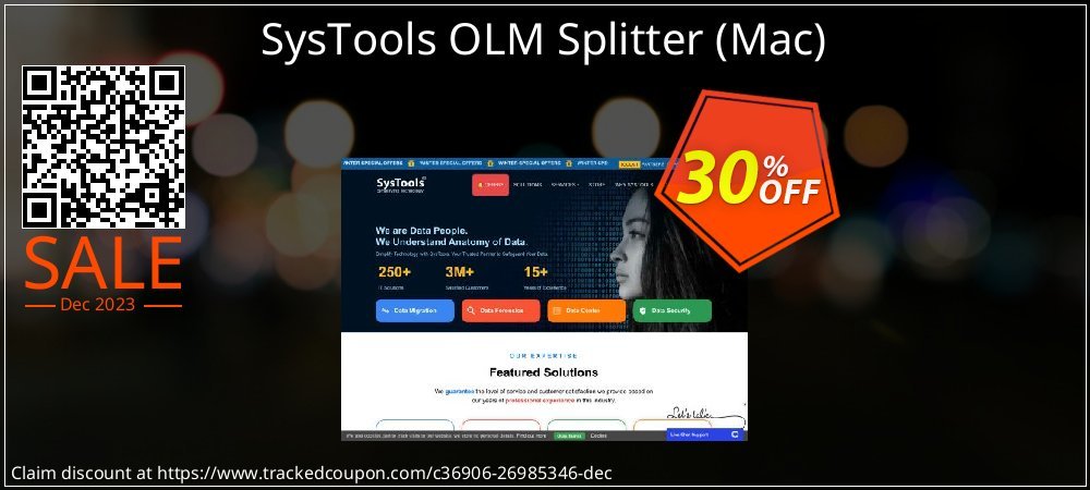 Get 30% OFF SysTools OLM Splitter (Mac) promotions