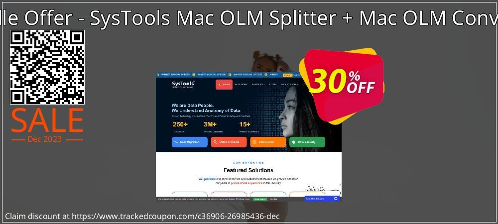 Bundle Offer - SysTools Mac OLM Splitter + Mac OLM Converter coupon on World Party Day super sale