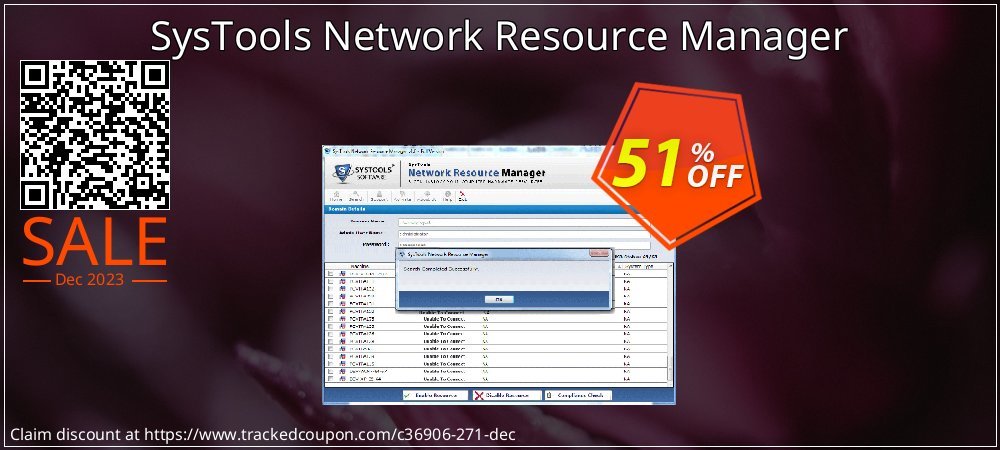 SysTools Network Resource Manager coupon on World Party Day sales