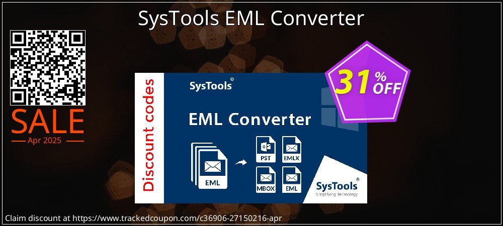 SysTools EML Converter coupon on World Party Day offering sales