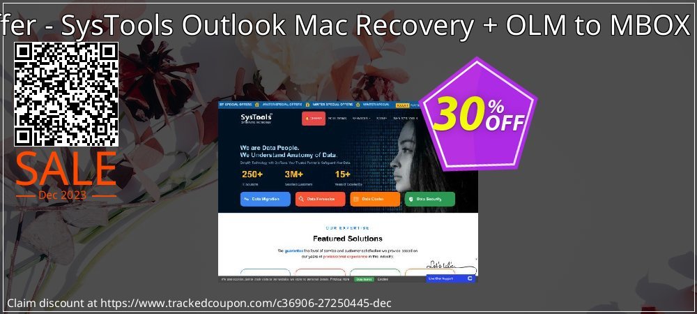 Bundle Offer - SysTools Outlook Mac Recovery + OLM to MBOX Converter coupon on National Walking Day deals