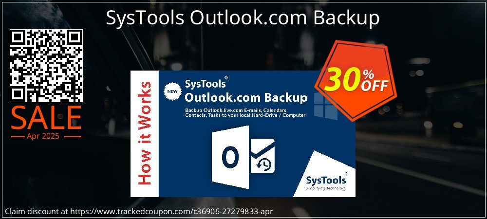 SysTools Outlook.com Backup coupon on Easter Day offering discount