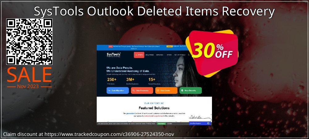 SysTools Outlook Deleted Items Recovery coupon on National Walking Day sales