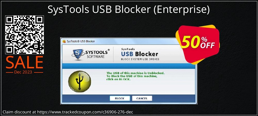 SysTools USB Blocker - Enterprise  coupon on World Party Day offering sales