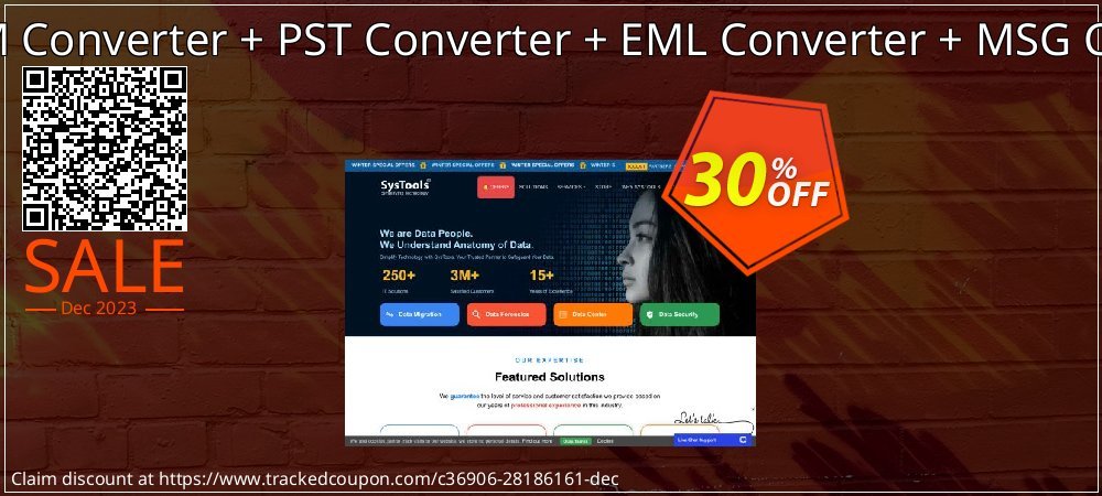 Bundle Offer - SysTools OLM Converter + PST Converter + EML Converter + MSG Converter + MBOX Converter coupon on World Party Day offering sales