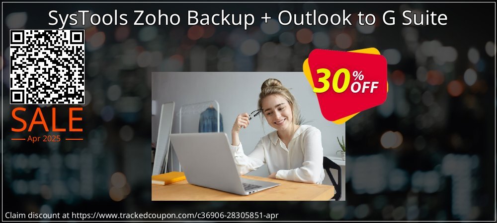 SysTools Zoho Backup + Outlook to G Suite coupon on World Party Day offering discount