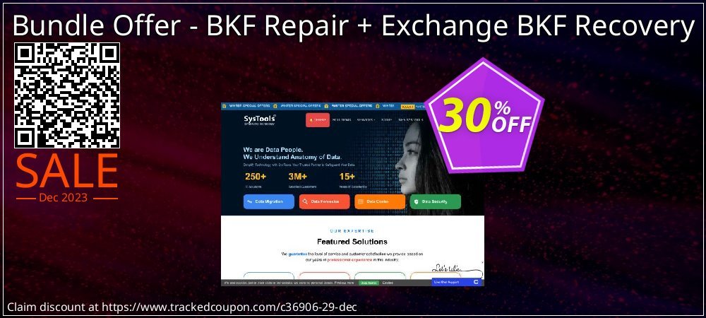 Bundle Offer - BKF Repair + Exchange BKF Recovery coupon on Tell a Lie Day deals