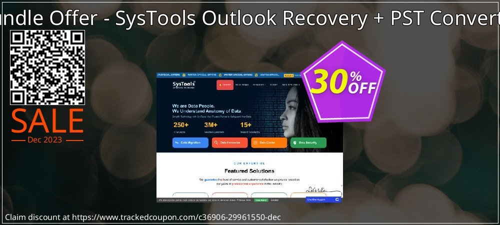 Bundle Offer - SysTools Outlook Recovery + PST Converter coupon on National Walking Day sales