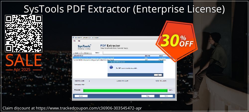 SysTools PDF Extractor - Enterprise License  coupon on Working Day super sale