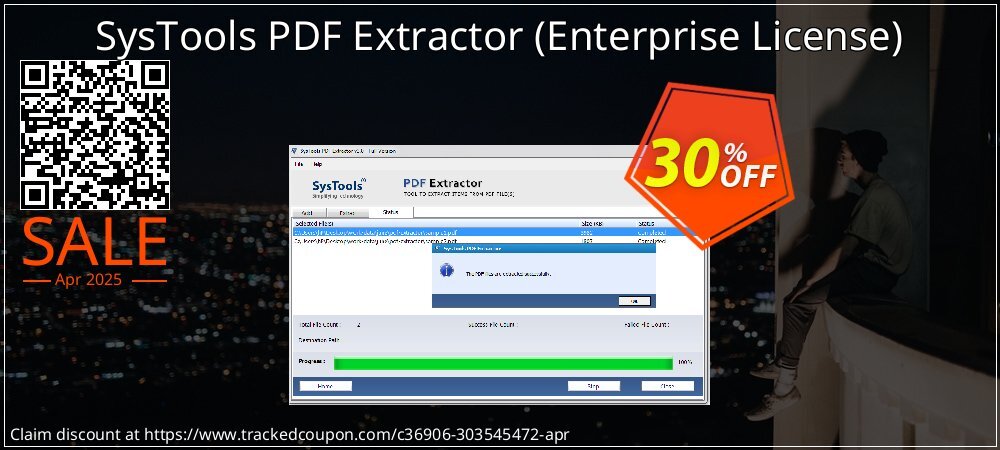 SysTools PDF Extractor - Enterprise License  coupon on April Fools Day offering discount