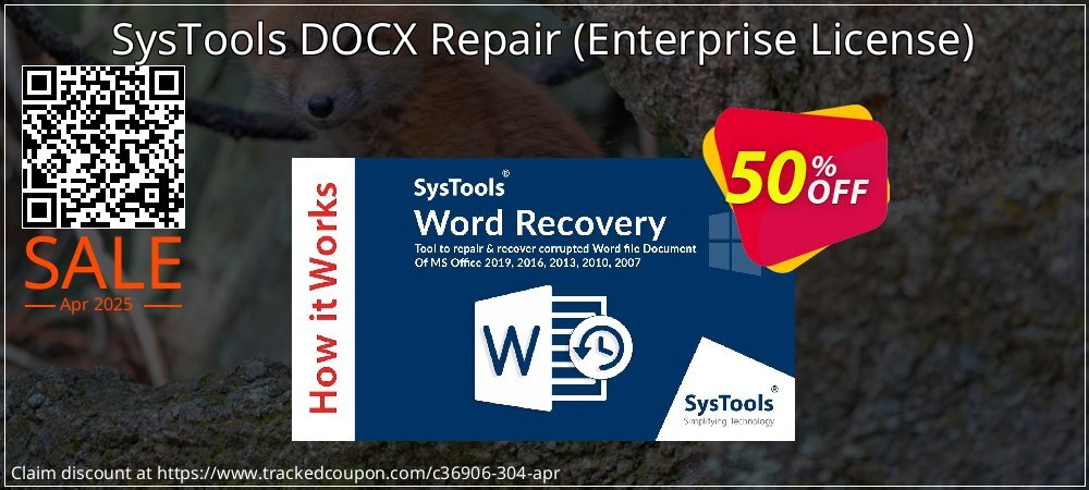 SysTools DOCX Repair - Enterprise License  coupon on Tell a Lie Day super sale