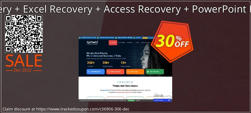 Bundle Offer - Word Recovery + Excel Recovery + Access Recovery + PowerPoint Recovery - Business License  coupon on World Party Day promotions