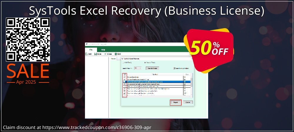 SysTools Excel Recovery - Business License  coupon on Tell a Lie Day offer