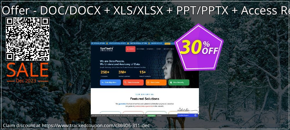 Get 30% OFF Bundle Offer - DOC/DOCX + XLS/XLSX + PPT/PPTX + Access Recovery offering sales