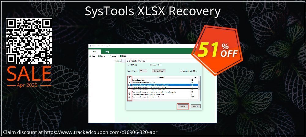 SysTools XLSX Recovery coupon on National Walking Day offering discount