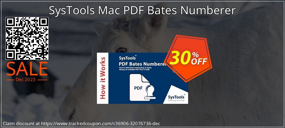 SysTools Mac PDF Bates Numberer coupon on World Party Day super sale